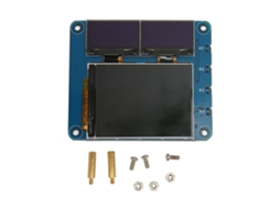 Placa De Expansão 3 Em 1 Para Rpi Com Lcd Ips De 2 Polegadas E Display Oled Azul Dual De 0.96 Polegadas