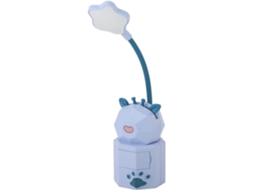 Luminária De Leitura Infantil Com Haste Flexível Seafront, Ideal Para Mesas E Salas De Estar Design Moderno Com Estampa