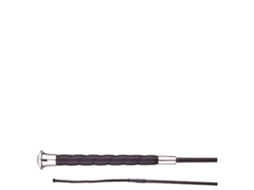 Conjunto de 3 Chicotes de Equitação com Cabo de Couro BR EQUITATION Taurus TU