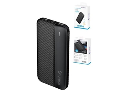 Powerbank UNICO STAR PB9899 para Dispositivos Eletrónicos (10000mAh - Preto)