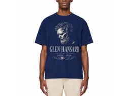 Rockinstone Glen Hansard Memorial Shirt, Irish Folk Singer Tee,music Lover Unisex Shirt-navy Blue Unique Designer Style