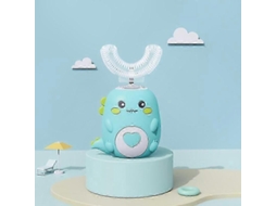 Escova De Dentes Infantil 360 Graus Em Silicone, Formato De U, Automática, À Prova D'água, Para Limpeza Completa Da Boca, Com Tecnologia Ultra.