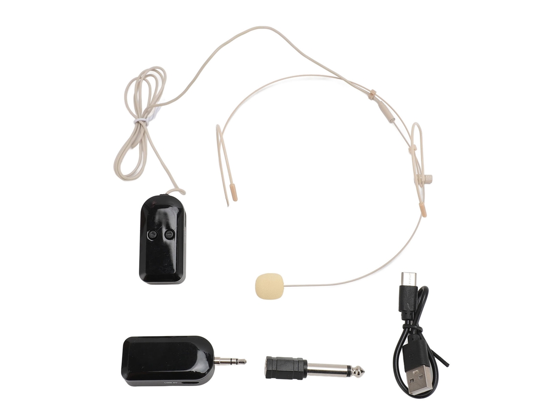 Aetheria microfone Sem Fio Headset 6h Bateria Auto Conexão Leve Confortável para Ensino Gravação Celular