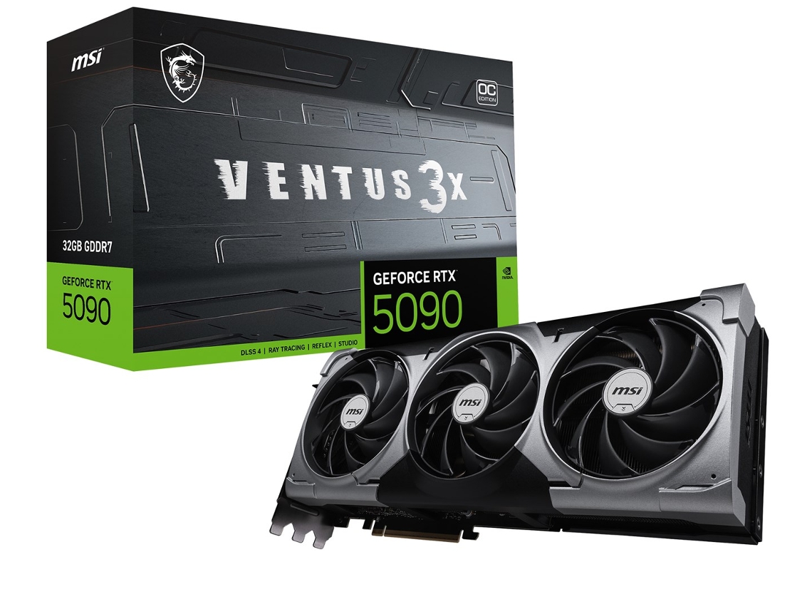 Ventus Geforce Rtx 5090 32g 3x Oc Placa de vídeo Nvidia 32 Gb Gddr7 Msi