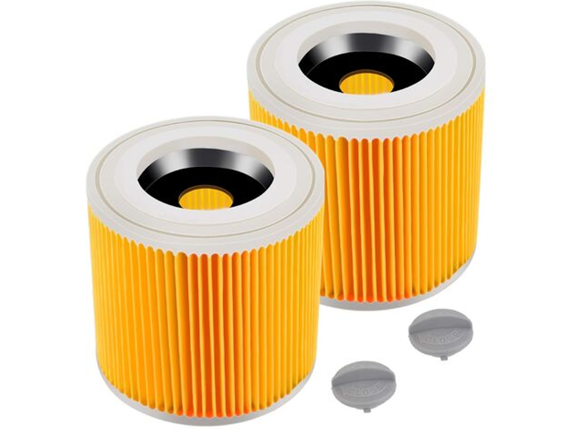 Conjunto De 2 Cartuchos Filtro Para Aspiradores Kärcher Wd3 Premium, Nt20/1, Nt30/1 E Nt38, Filtro, Filtro De Substituição Para Aspiradores Kärcher