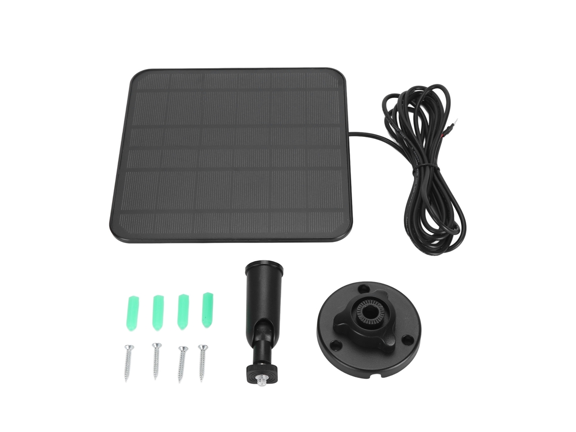 Carregador Solar 12w Para Campainha E Câmera Ip66 Ajustável