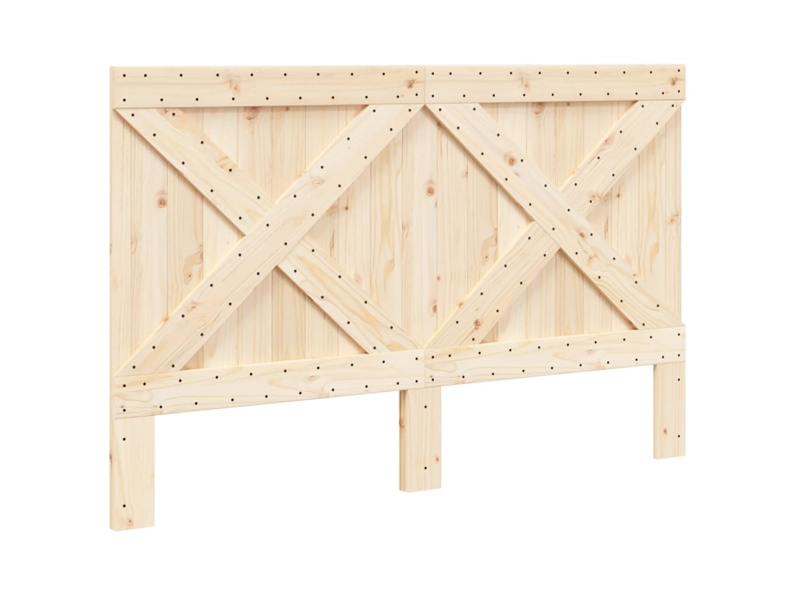 Headboard, Headboards Vidaxl Marrom Madeira De Pinho (160 X 104 Cm)