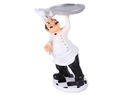 Escultura de Cozinheiro de Resina ALLINLESS