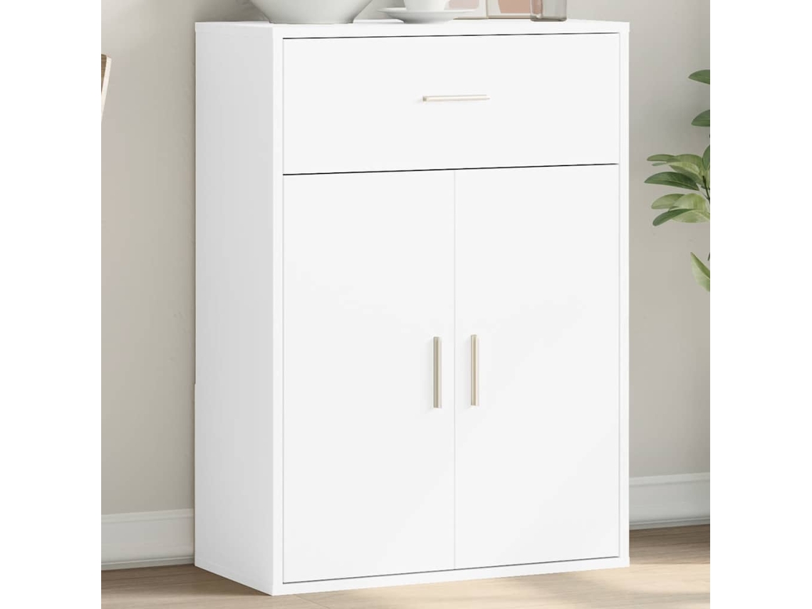 Vidaxl Aparador 60x30x84 Cm Derivados De Madeira Branco