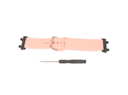 Pulseira de Silicone Ajustável para Relógio Inteligente Amazfit T Rex 2 Rosa