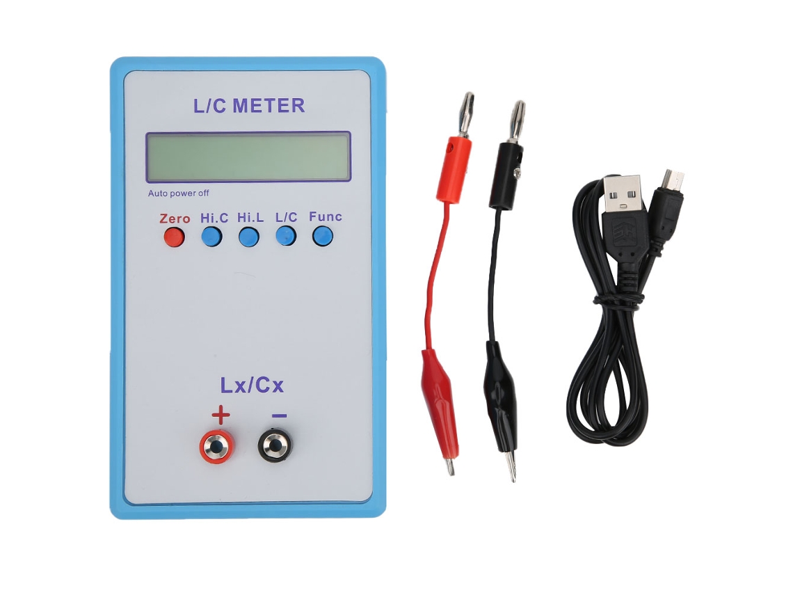 Multímetro Portátil De Indutância E Capacitância Lc200a Lcr Para Equipamentos Elétricos Em Abs Aquaforge