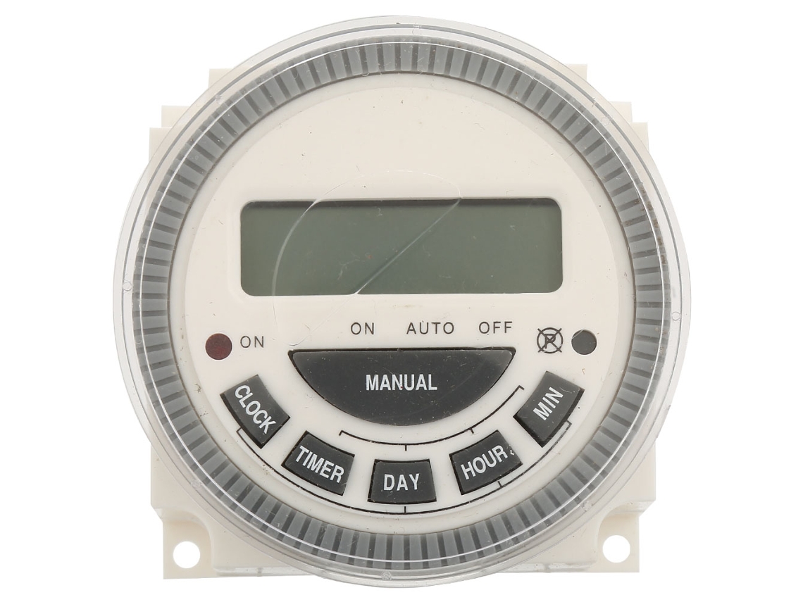 Timer Digital Programável Tm619h-2 110/220v 30a Interruptor Relé Lcd