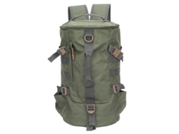 Mali mochila de Pesca Plegable Cilíndrica com Grande Capacidade Material Impermeável Oxford Verde Militar