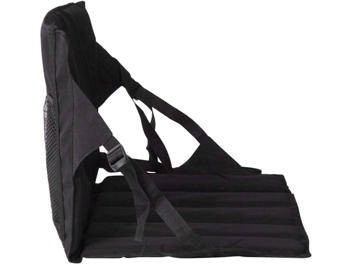 Almofada Inflável para Assento, Dobrável, Portátil, Cor Preta, para Camping, Jardim AQUAFORGE