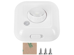 Lâmpada de Armário Led Sensor Movimento Pir 3 Níveis Brilho Luz Noturna Inteligente S/MARCA