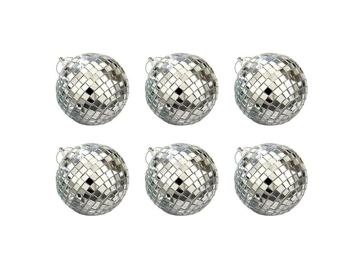6pcs Bolas De Discoteca Espelhadas