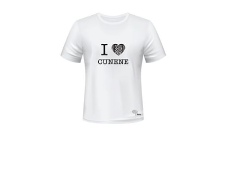 T-shirt Unissexo MESSU I Love Cunene XXL