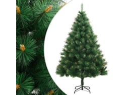 Artificial Hinged Christmas Tree, Artificial Hinged Christmas Trees Vidaxl Verde Pvc (240 Cm)