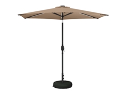Vidaxl Guarda-sol De Jardim Com Luzes Led 270 X 270 Cm Poliéster