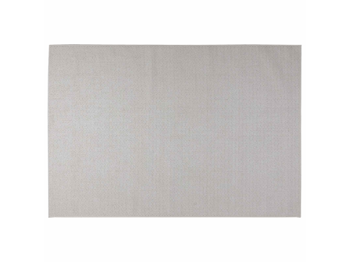 Conjunto 1 Tapete Moderno Vidaxl Creme Poliéster (200 X 140 Cm)