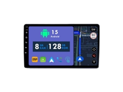 Auto Rádio Carro Bluetooth Autoradio 8GB RAM 128G ROM CarPlay Navegação GPS Ecrã Táctil RoverOne para Nissan Navara 3 D40 2004-2010  