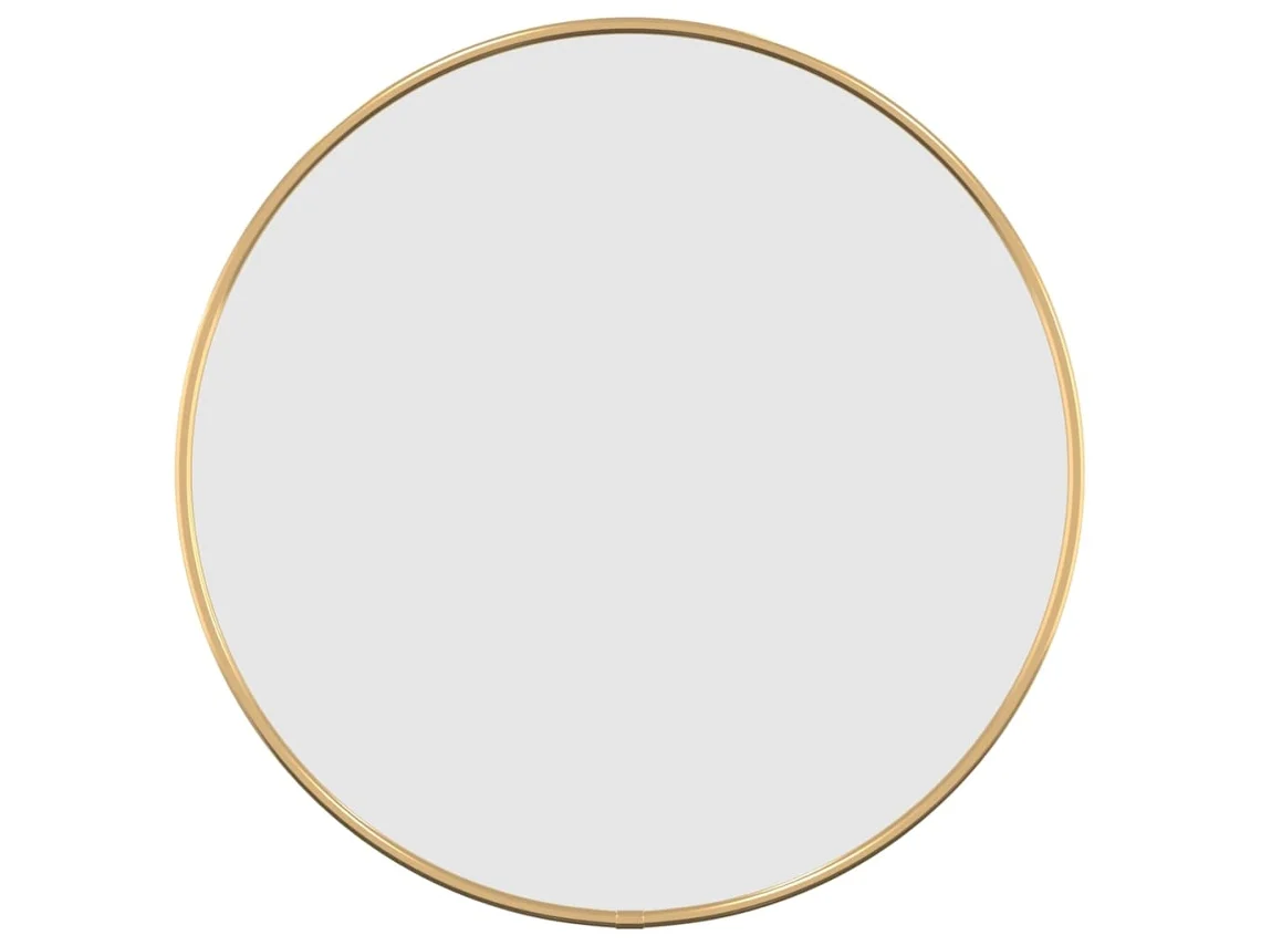 Wall Mirror, Wall Mirrors Vidaxl Ouro Vidro (ø 40 Cm)