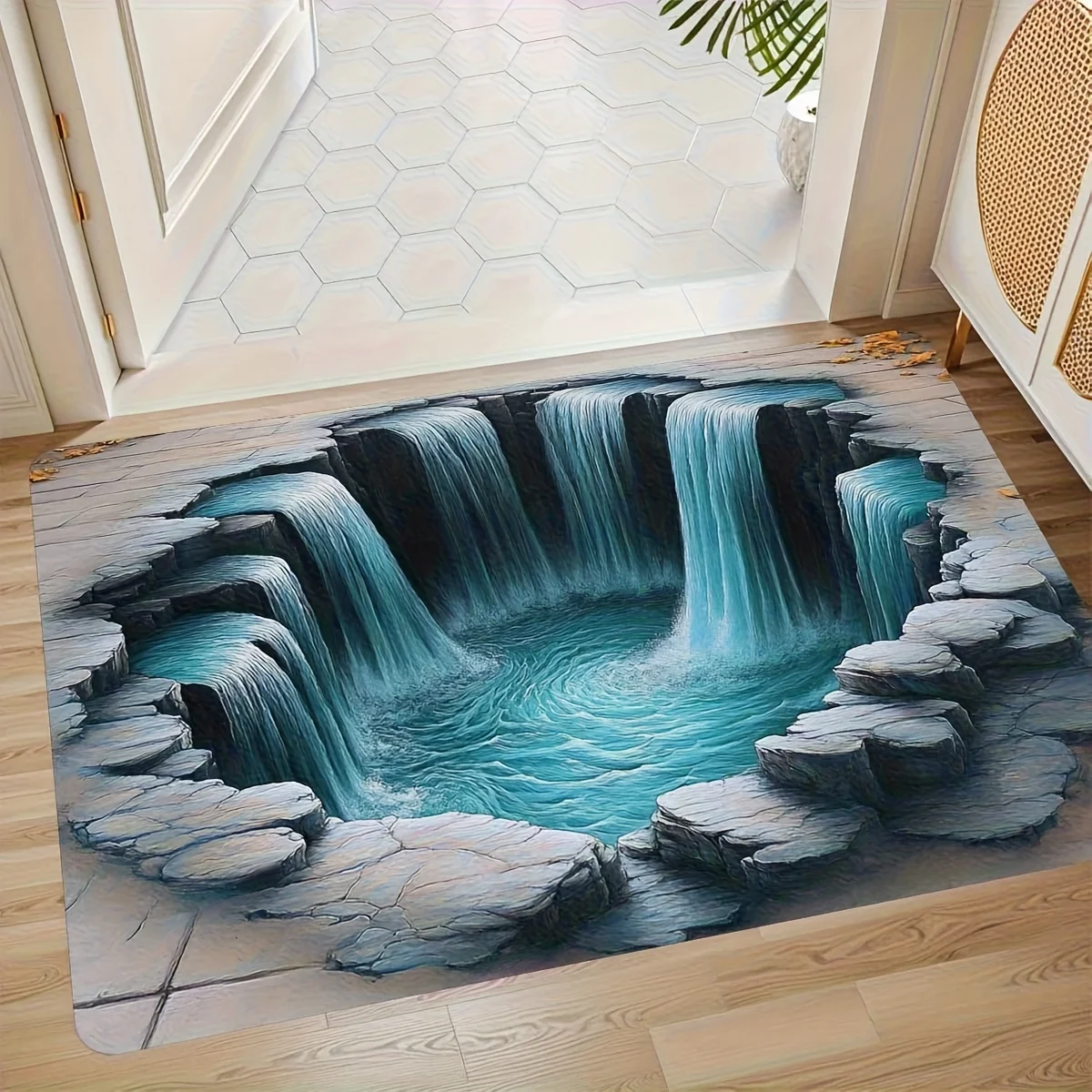 Tapete Criativo Para Hall De Entrada (estilo 1, 40x60cm), Decoração Para Casa, Macio E Lavável À Máquina.