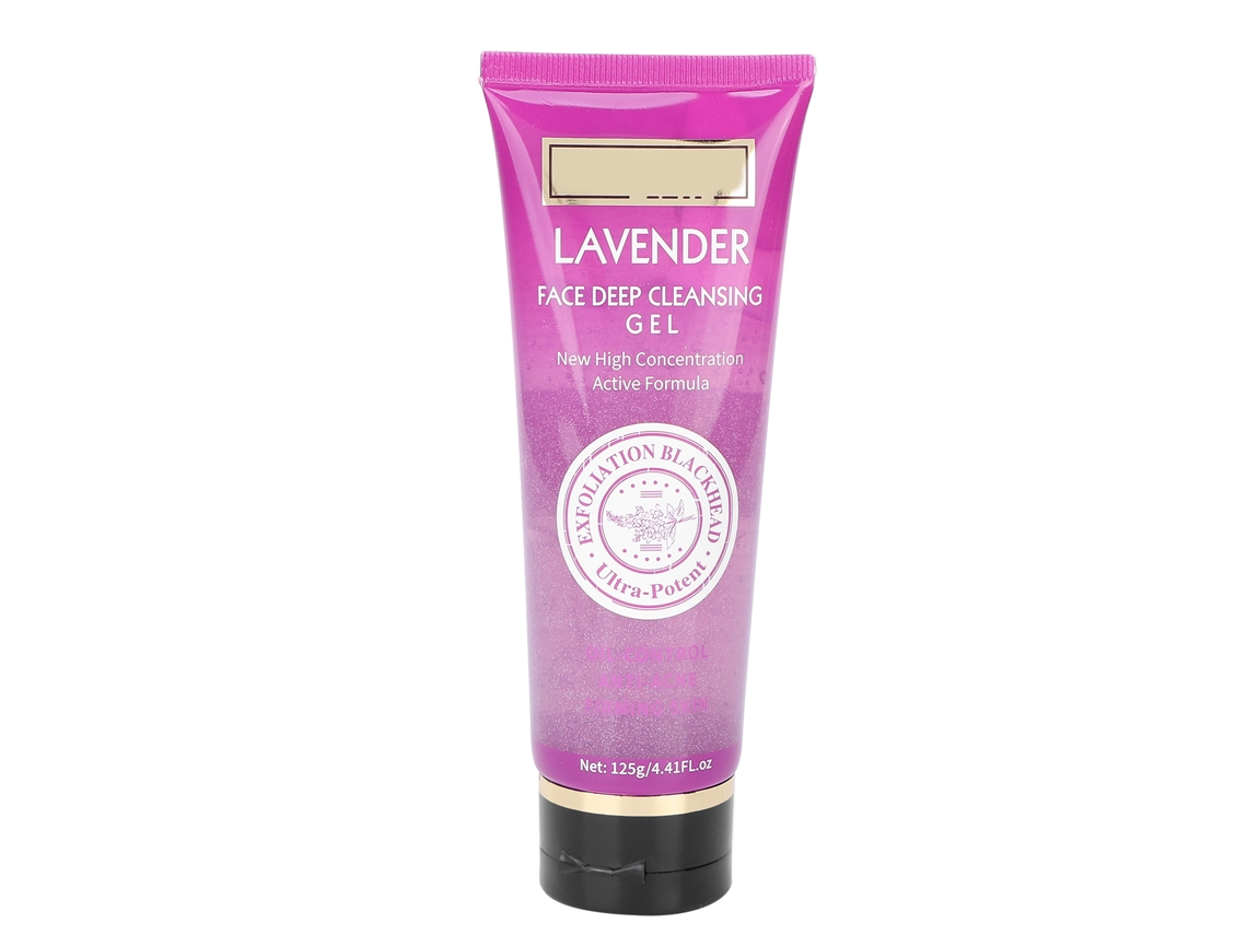 Gel Limpeza Facial Lavanda Remoção Sujeira Controle Óleo