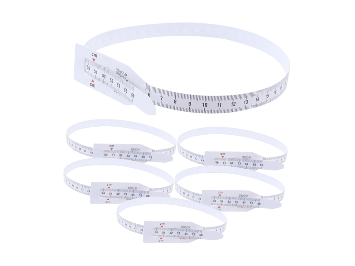 Lurelia Fita Para Bebé Para Bebé Flexível Portátil Compacta 6 Peças 56 Cm Para Medição De Cabeça, Tórax E Cintura