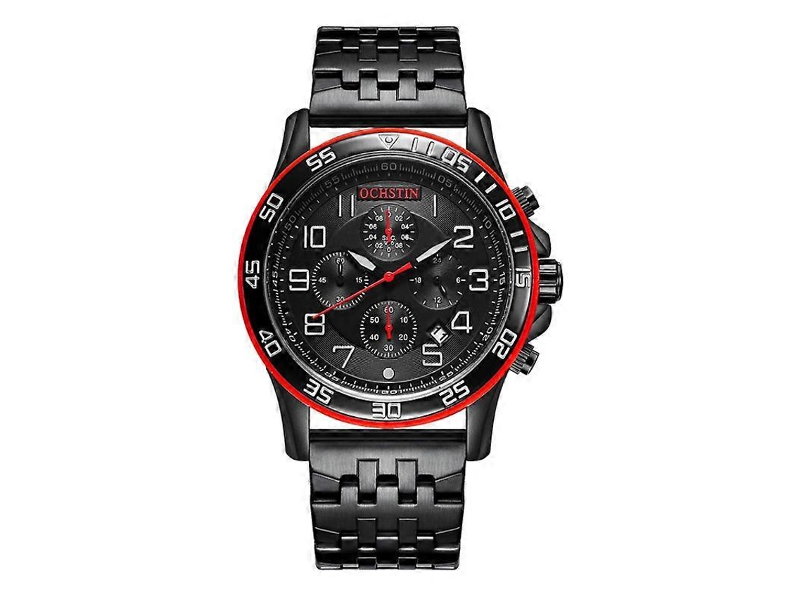 Relógio Masculino Multifuncional De Quartzo Ochstin 7258 Com Pulseira De Aço.