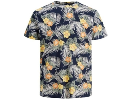 T-Shirt de Homem JACKJONES Corta Multicor (L)