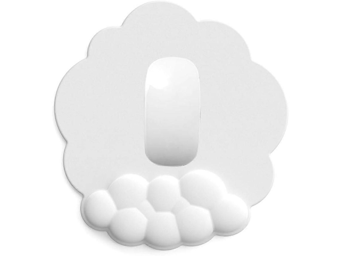 Apoio De Pulso Para Mousepad, Mousepad Com Apoio De Pulso, Branco
