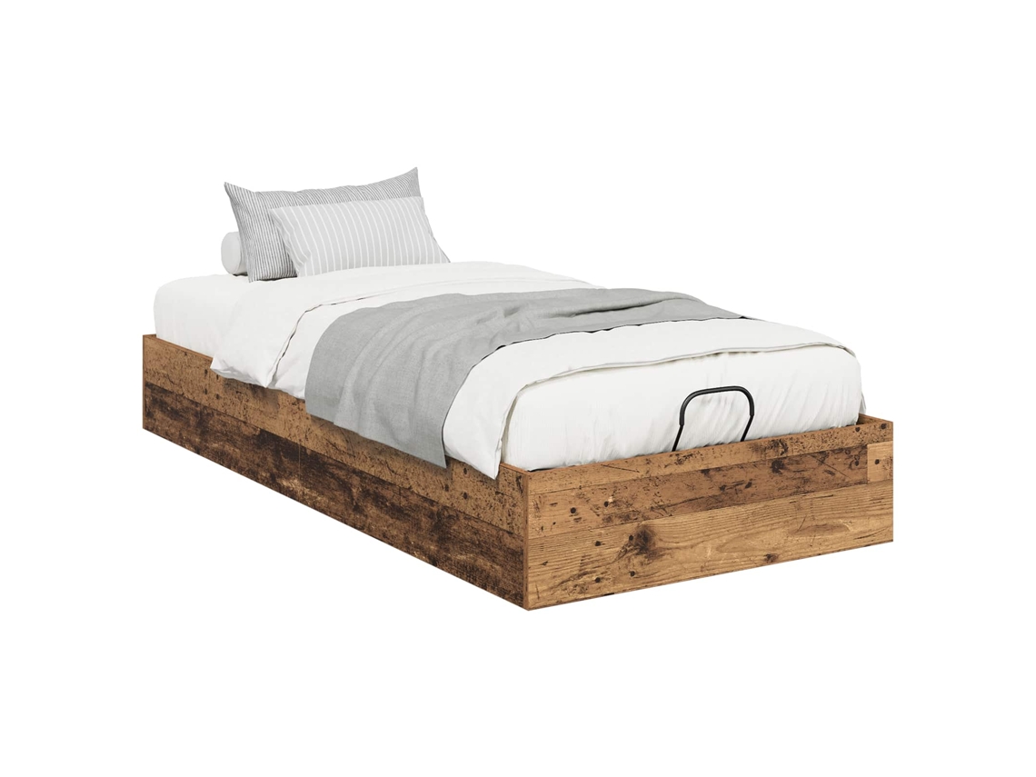 Estrutura de Cama Ottoman Madeira Antiga 193x75,5x25 cm MAISON EXCLUSIVE