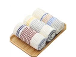 Conjunto de Toalhas Grossas de Algodão, Cor Sólida, para Banho, Rosto e Mãos, para Uso Doméstico, com 3 Peças BRILVIBERA