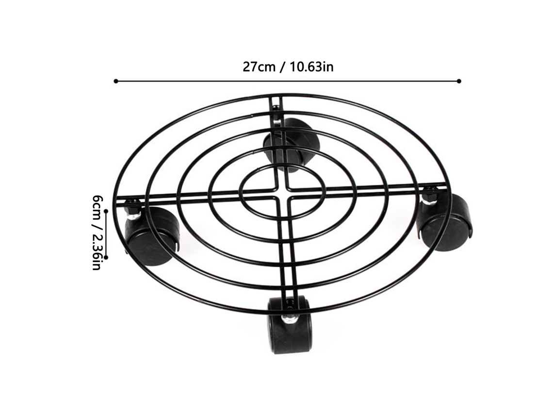 Metal Structure Universal Wheel Platform, Multifunctional Rolling Platform (flexible Universal Wheel Movement, Sturdy Metal Structure) Eoocoo