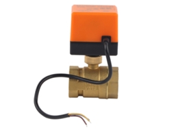 Válvula De Bola Motorizada De Latão 220v Dn32