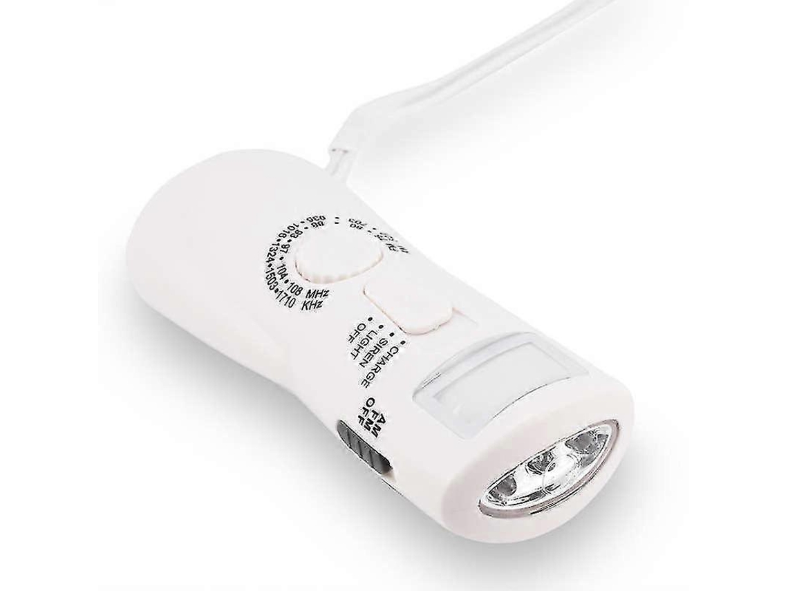 Rádio Am Fm Portátil Com Dínamo E Manivela, Com Flash, Ideal Para Viagens E Câmeras Externas. Olysi Shop
