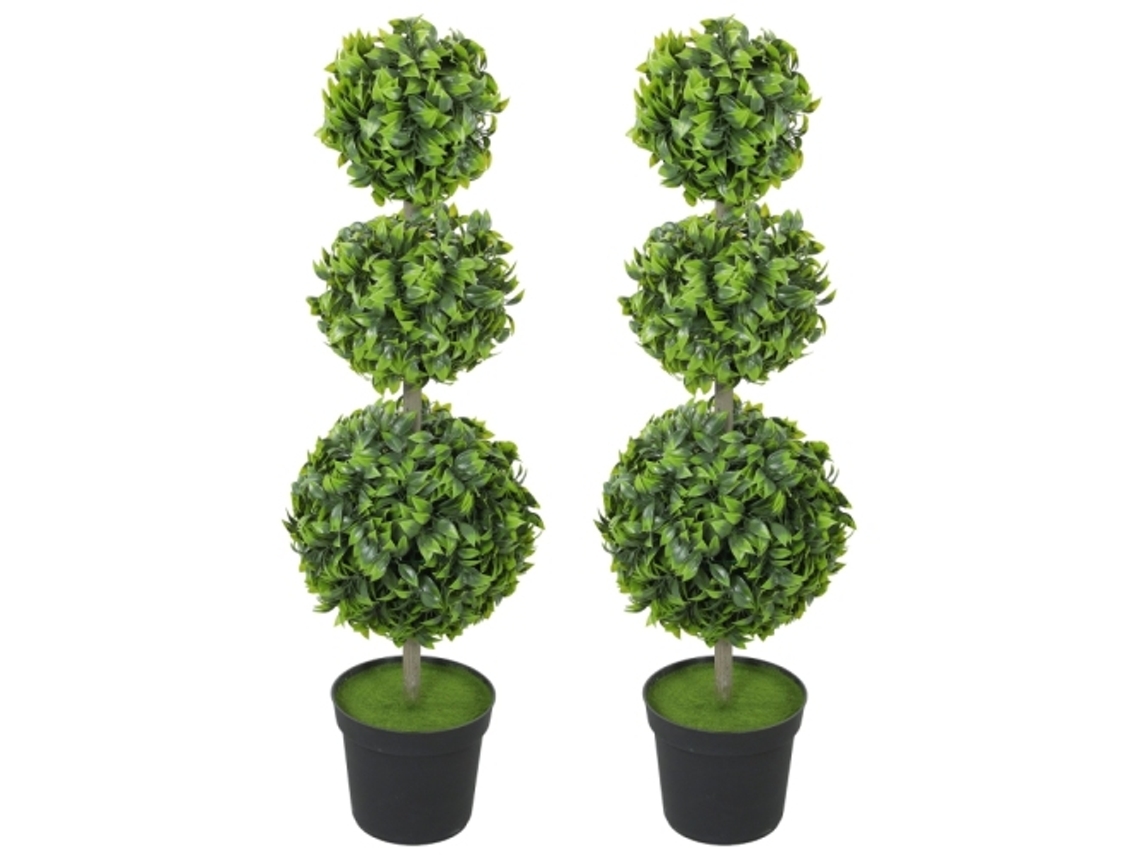 Plantas Artificiais Em Vasos, Folhas Plásticas, Solo Em Flocos, Verde Mc