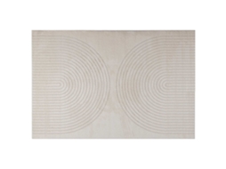 Tapetes de Área Retangular Galati Creme 280 X 200 Cm Poliéster VIDAXL