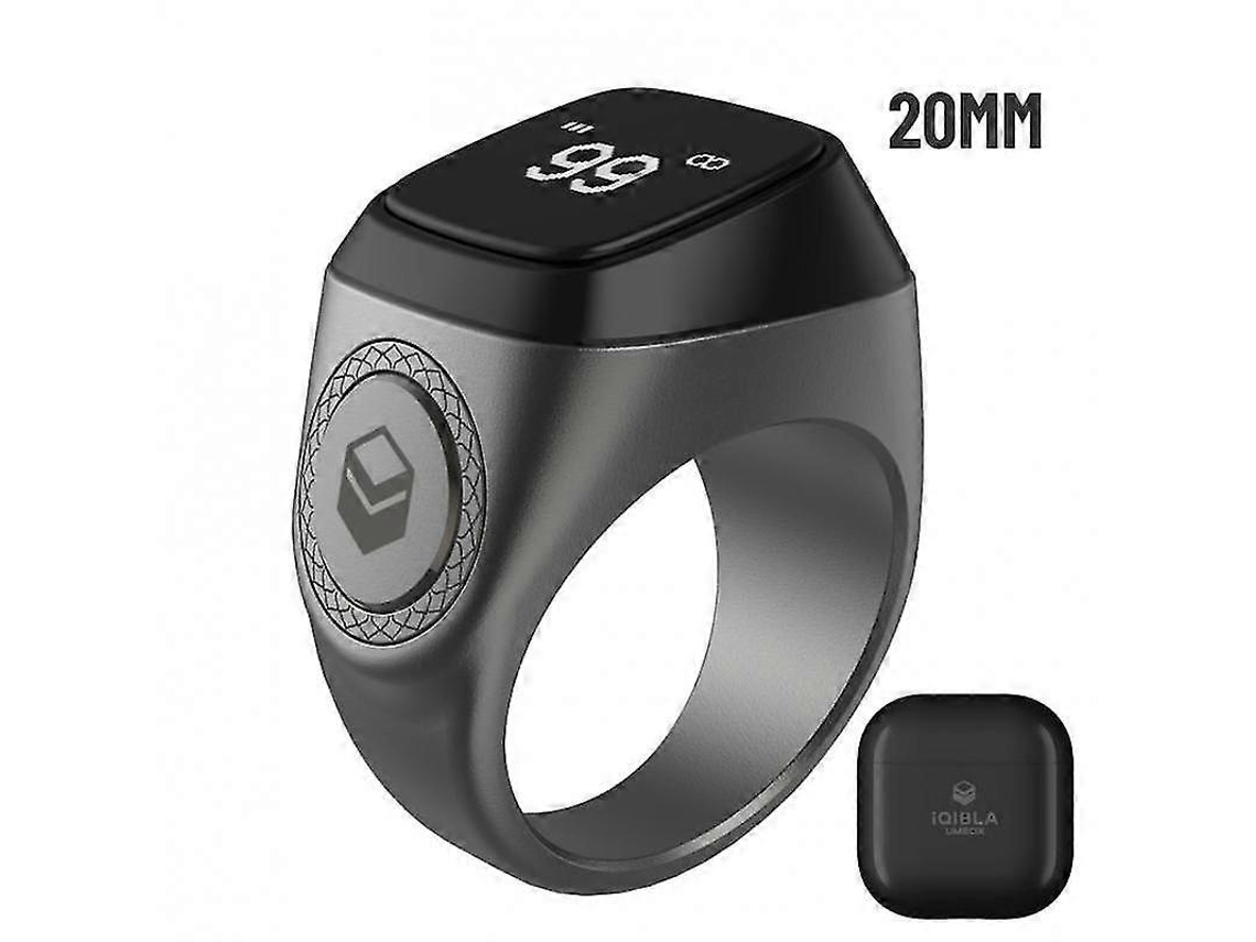 Contador inteligente Tasbih Ryra Iqibla para muçulmanos, anel de metal digital Zikr Ly Ebike