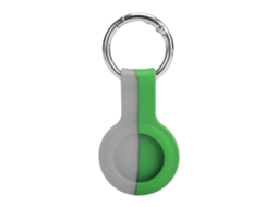 Capa De Silicone Bicolor Com Fivela De Metal Para Localizador Ios