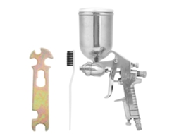 Laxiscreed Pistola De Pintar A Ar Com Bico De 1,5mm E Capacidade De 400ml Para Pintura De Forma Fácil