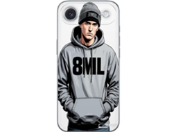 Capa Para Celular Compatível Com Apple Iphone Air. Ilustração De Um Homem De Moletom Com Capuz E Boné, Com Estilo Urbano E Atitude Marcante Em Um Desi
