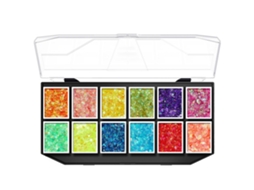 Paleta De Sombras De Ojos De Gran Capacidad Con Gel Glitter