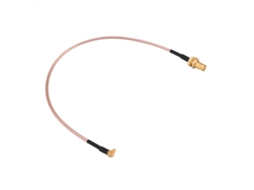 Aetheria cabo Coaxial Rg316 com Conector Sma Fêmea para Mmcx Macho Ângulo Reto 25cm