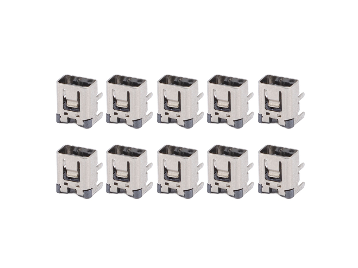 Aetheria 10pcs Porta de Carregamento Metal para Ndsi Dsi XL 2ds Conector Jack de Energia
