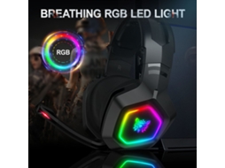 Fone De Ouvido Gamer Onikuma K10 Rgb Com Microfone Noise Cancelling Para Pc Computador