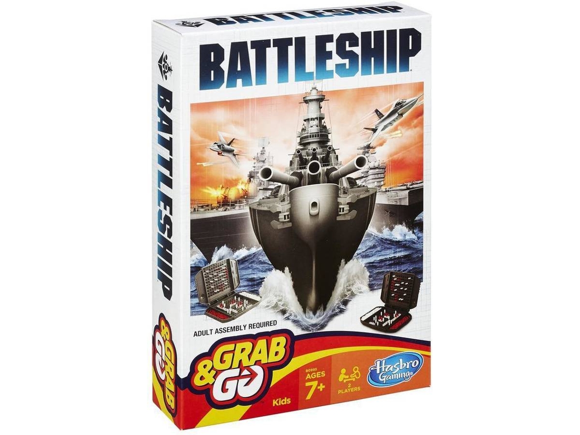 Jogo de Tabuleiro HASBRO Battleship Grab e Go (Idade Mínima Recomendada: 7 Anos)