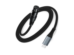 Cabo Studio-pro Usb A De 3 Pinos Fêmea Com Blindagem Nylon Para