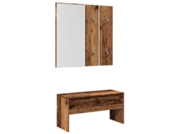 Hallway Furniture Set, Hallway Furniture Sets Vidaxl Marrom Madeira Processada (n/a)